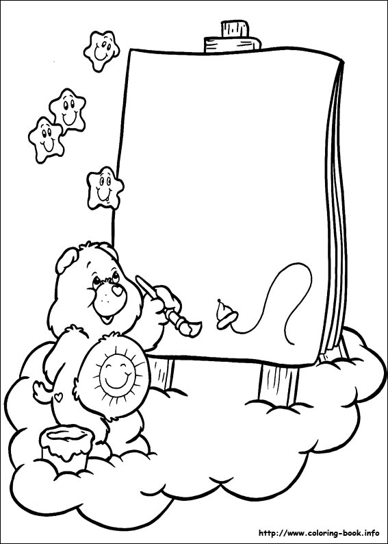 The Care Bears coloring picture